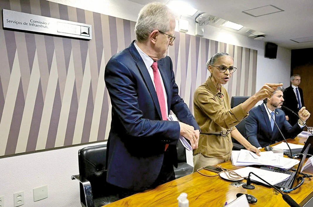 Marina Silva abandona sessão no Senado após bate-boca sobre rodovia BR-319 na Amazônia | Foto: Geraldo Magela/Agência Senado