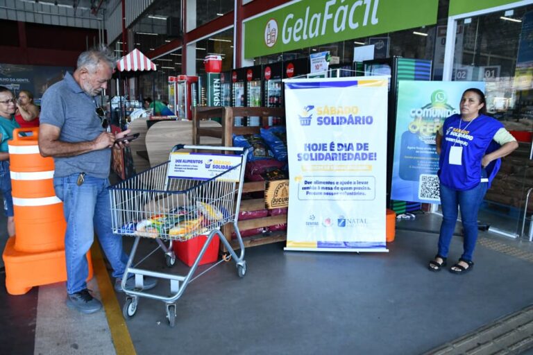 Natal realiza segunda edição do Sábado Solidário com arrecadação de alimentos neste sábado (9)