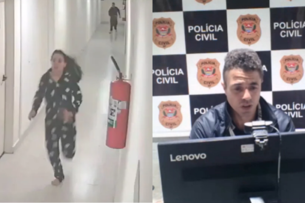 Preso por tentar estuprar uma nutricionista dentro do apartamento dela, Wellington de Oliveira Santos pediu ao juiz para não permanecer na prisão durante audiência de custódia Foto: Reprodução